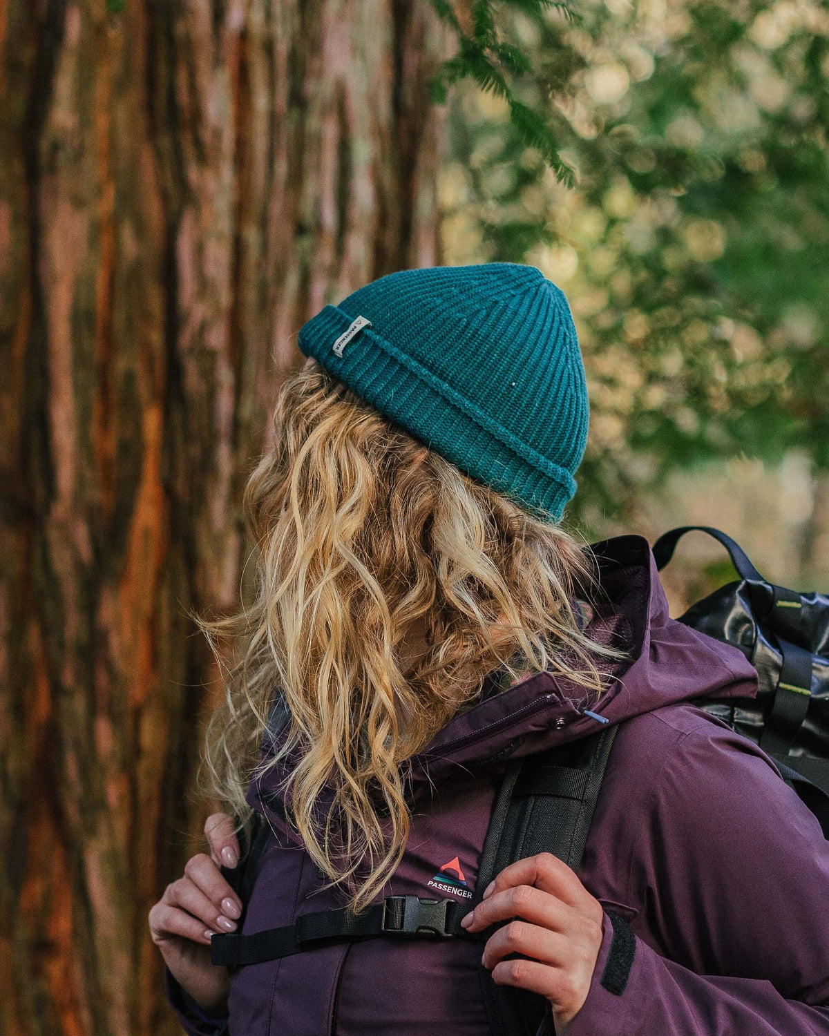 Compass Beanie - Shaded Spruce - Lifestyle - Female
