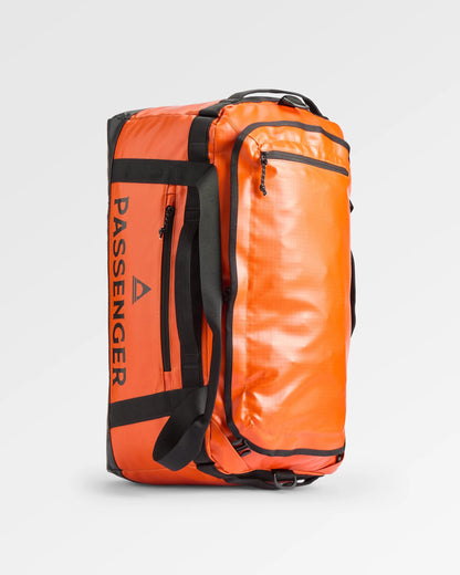 Roamer 60L Duffel Bag - Sunrise Orange - Flatlay