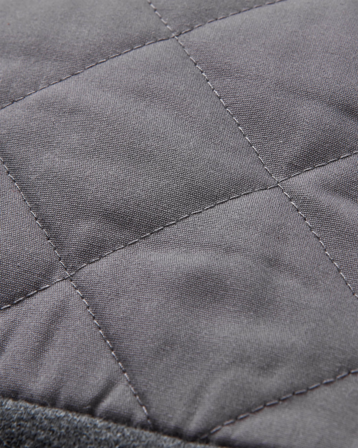 Tidal Full Zip Cotton Hoodie - Charcoal Marl - Flatlay