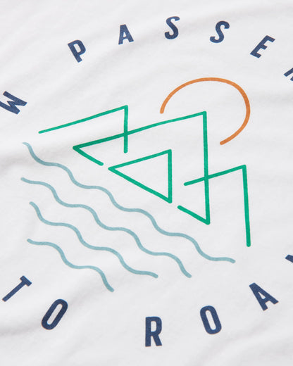 Escapism LS T-Shirt - White - Flatlay