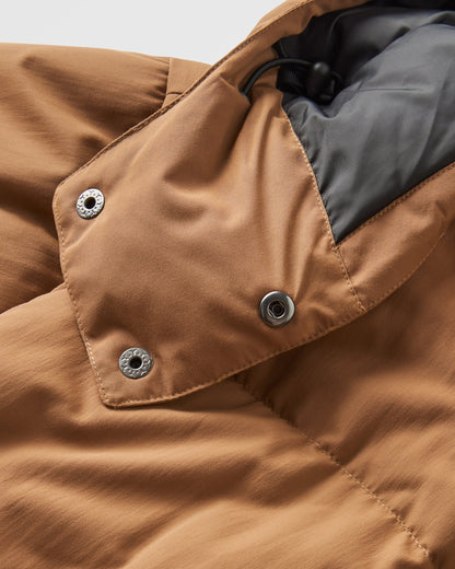 Grounded Down Jacket - Toffee - Flatlay