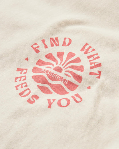 Rediscover T-Shirt - Birch - Flatlay