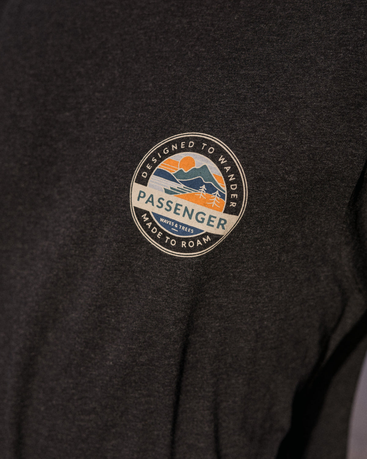 Odyssey Cotton T-Shirt - Ebony Marl - Lifestyle