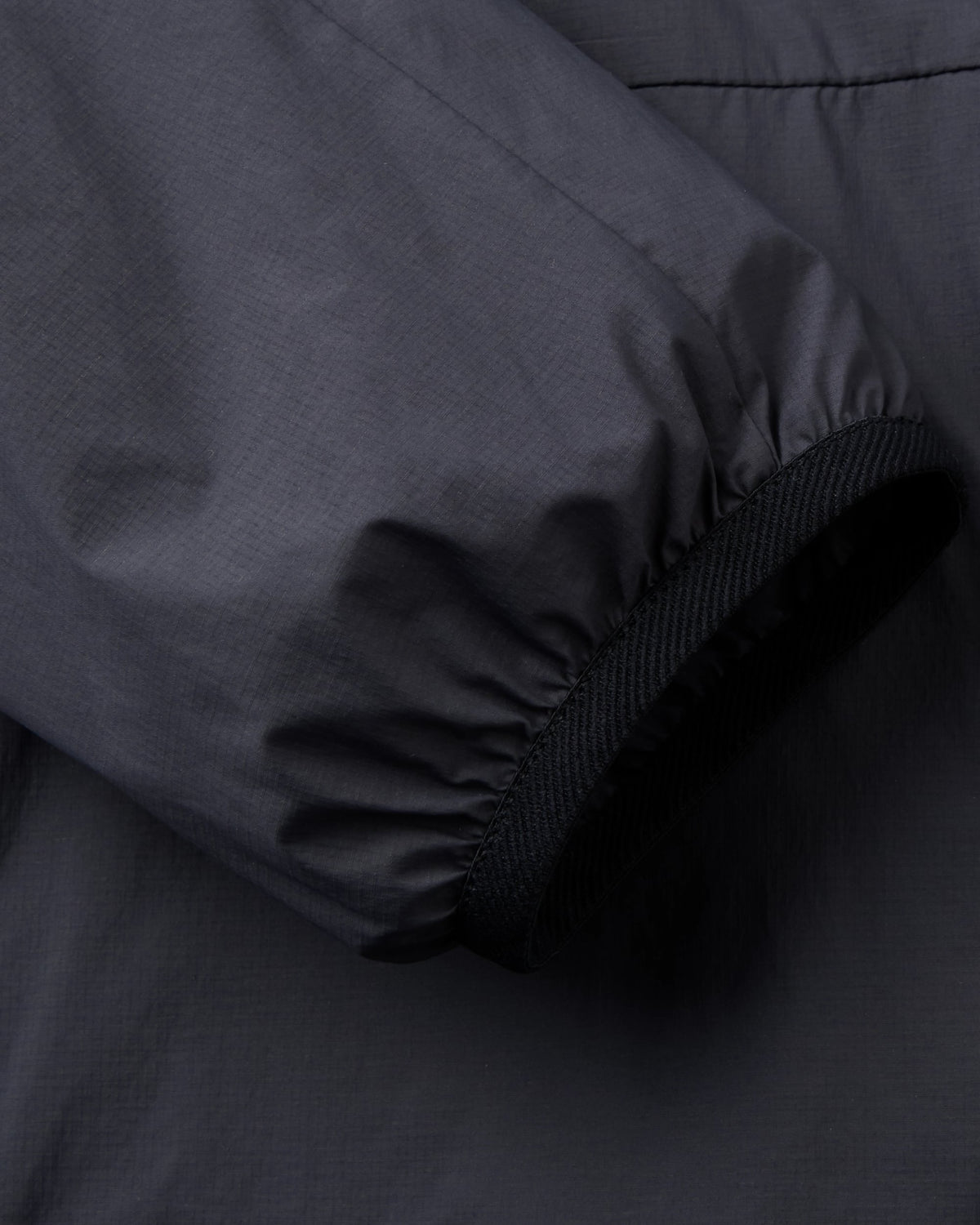 Gusto Windshell Jacket - Faded Black - Flatlay
