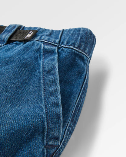 Adventurer Denim Trouser - Mid Wash Denim - Flatlay