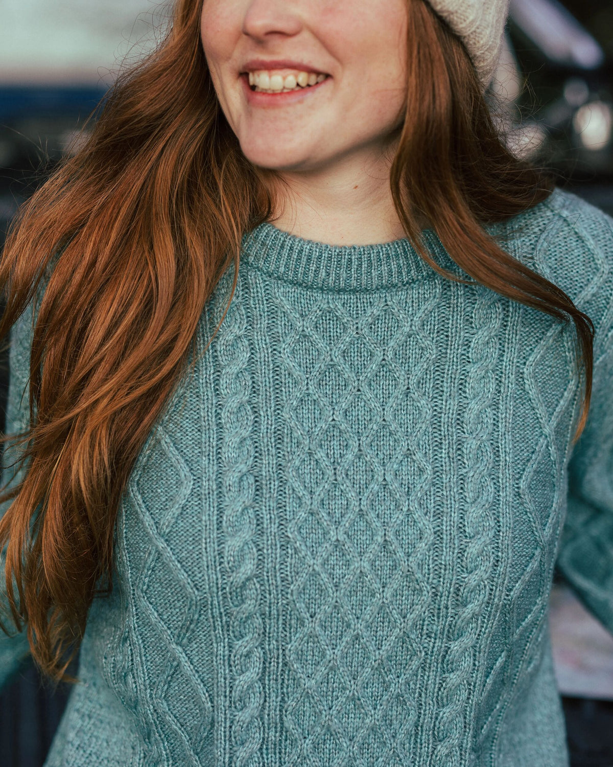 Juniper Knitted Jumper - Arctic - Lifestyle