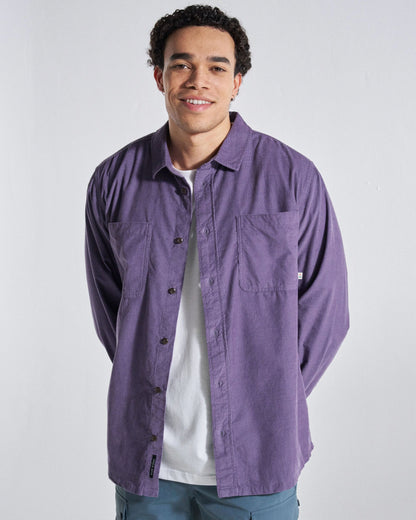Backcountry Cord Light Shirt - Heather - Studio Model