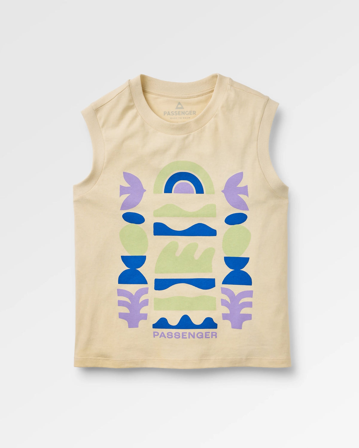 Papercut Vest - Birch - Flatlay