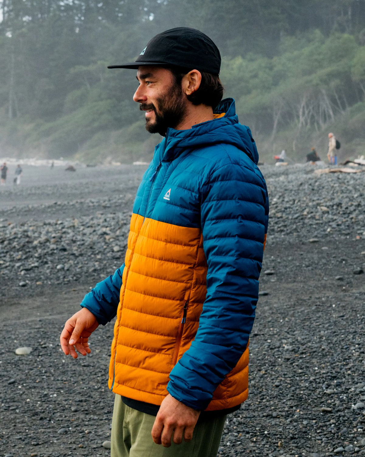 Ashland Down Jacket - Retro Orange/Tidal Blue - Lifestyle