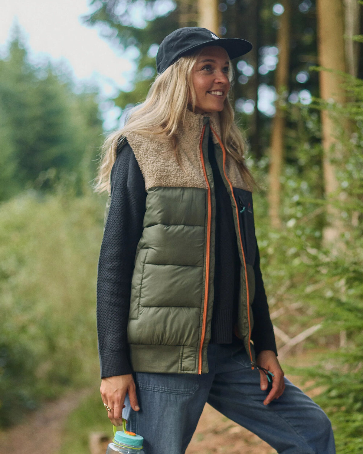 Inspire Insulated Gilet - Dusty Olive - Lifestyle