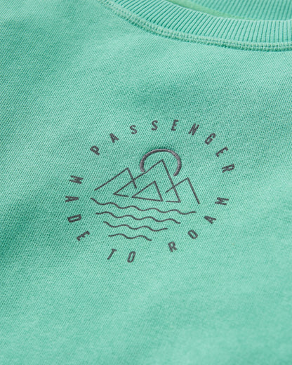 Remote Sweatshirt - Green Spruce - Flatlay