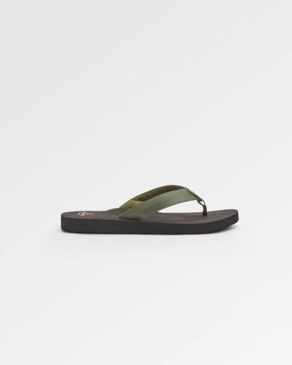 Santos Flip Flop - Khaki - Flatlay