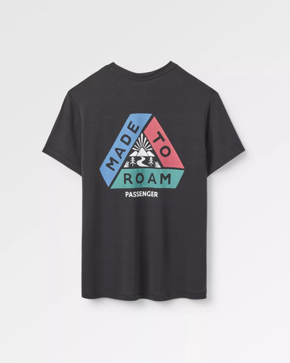 Aurora Active T-Shirt - Black - Flatlay