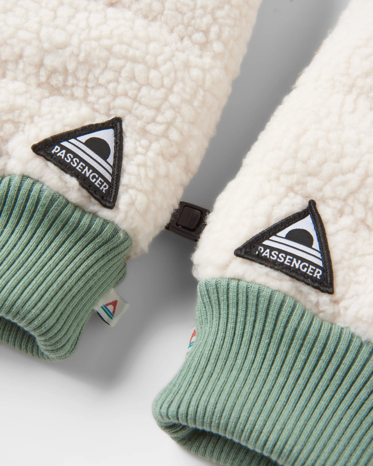 Avalanche Sherpa Mittens - Birch - Flatlay