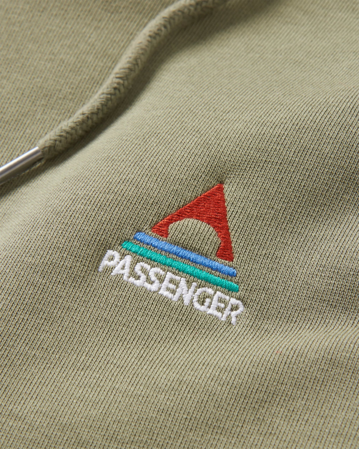 Vita Hoodie - Dusty Olive - Flatlay