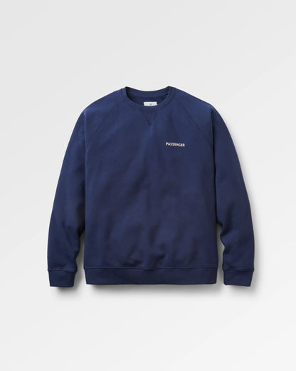 Roamer Men's Sweatshirt - Rich Navy - Flatlay