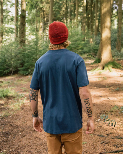 Heritage Relaxed Fit T-Shirt - Dark Denim - Lifestyle