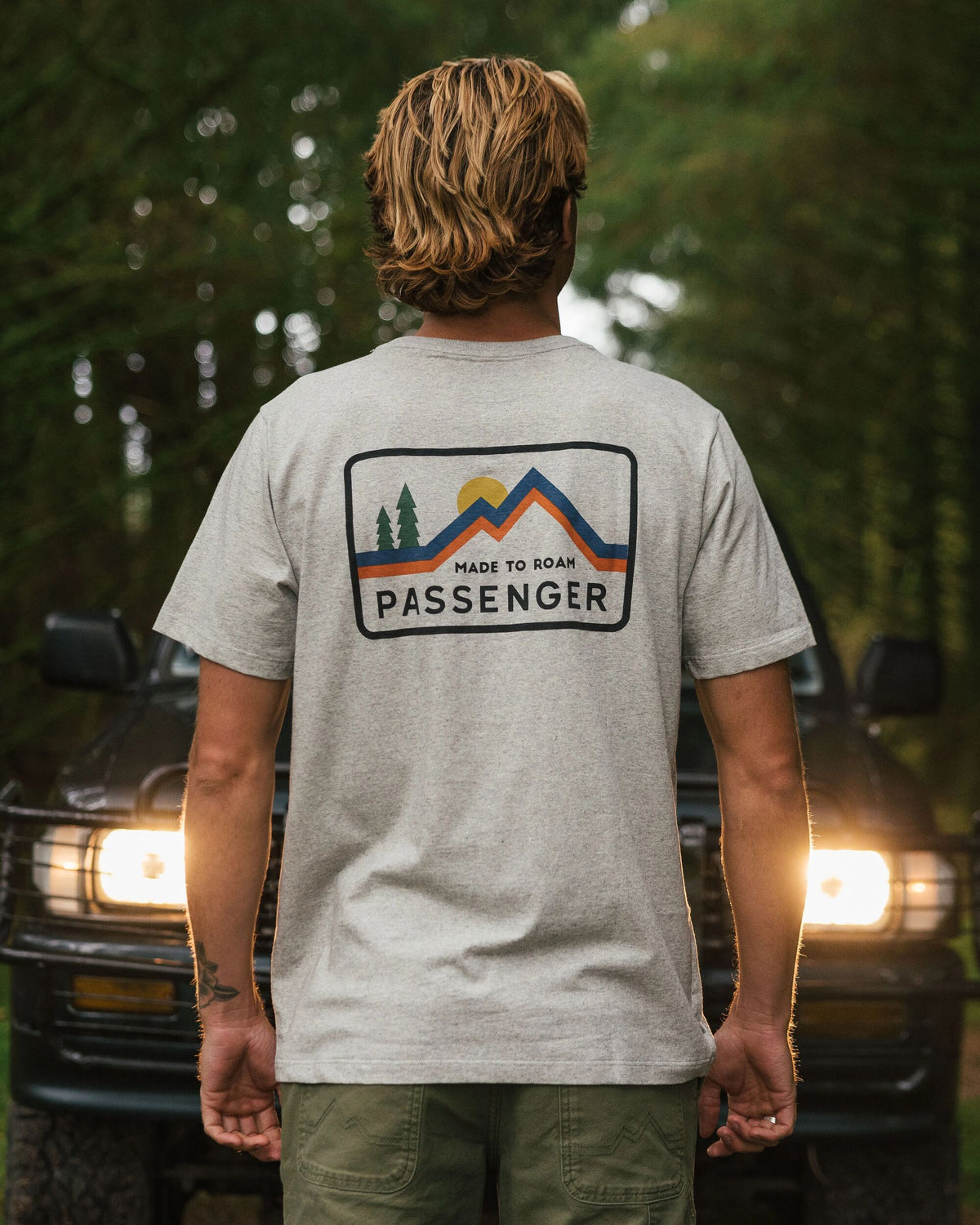 Made To Roam T-Shirt - Grey Marl - Lifestyle