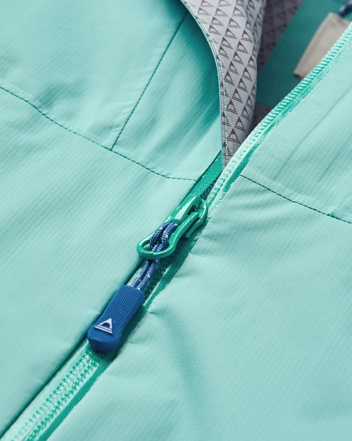 Trailscape Light Women's Waterproof Jacket - Aqua - Flatlay
