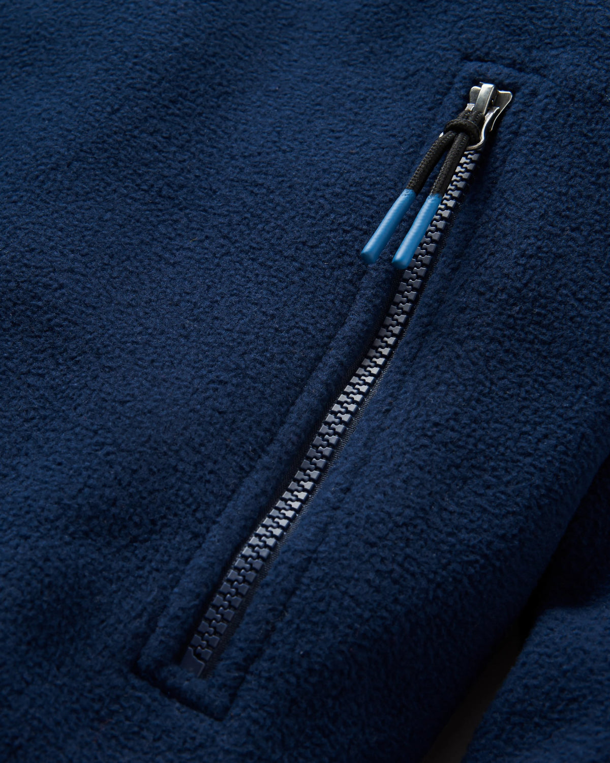 Caspian 1/2 Zip Polar Fleece - Rich Navy - Flatlay
