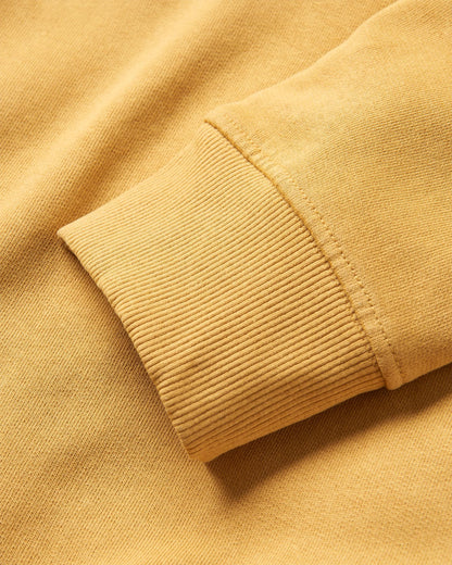 Escapism Regular Fit Sweatshirt - Mustard Gold - Flatlay