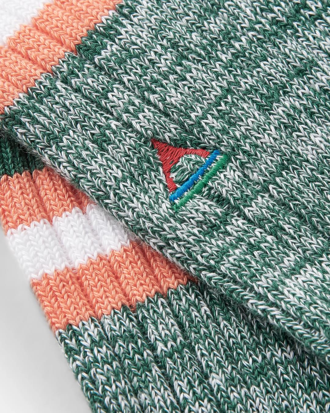Mid-weight Rib Socks - Deep Ocean - Flatlay