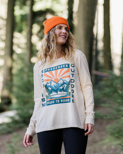 Solitude Oversized LS T-Shirt - Birch - Lifestyle