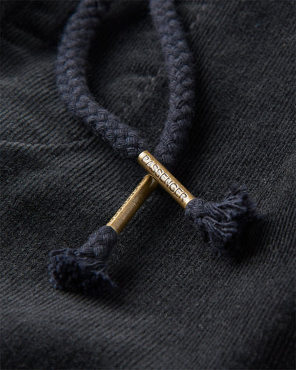 Compass Cord Trouser - Black - Flatlay