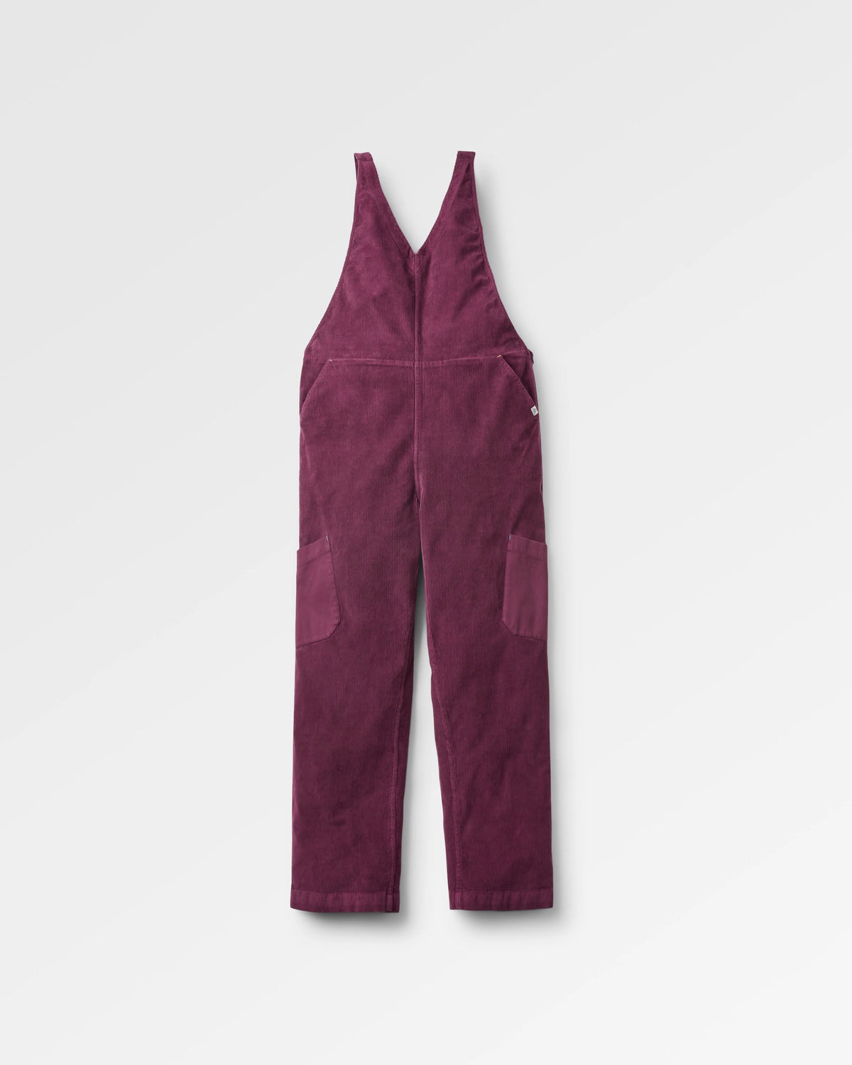 Refuel Cotton Cord Dungarees - Fig - Flatlay