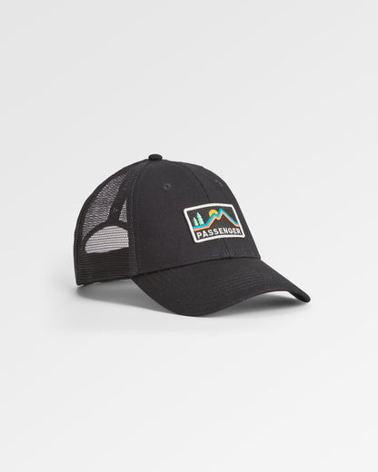 Made To Roam Mesh Snapback Cap - Phantom Black - Flatlay