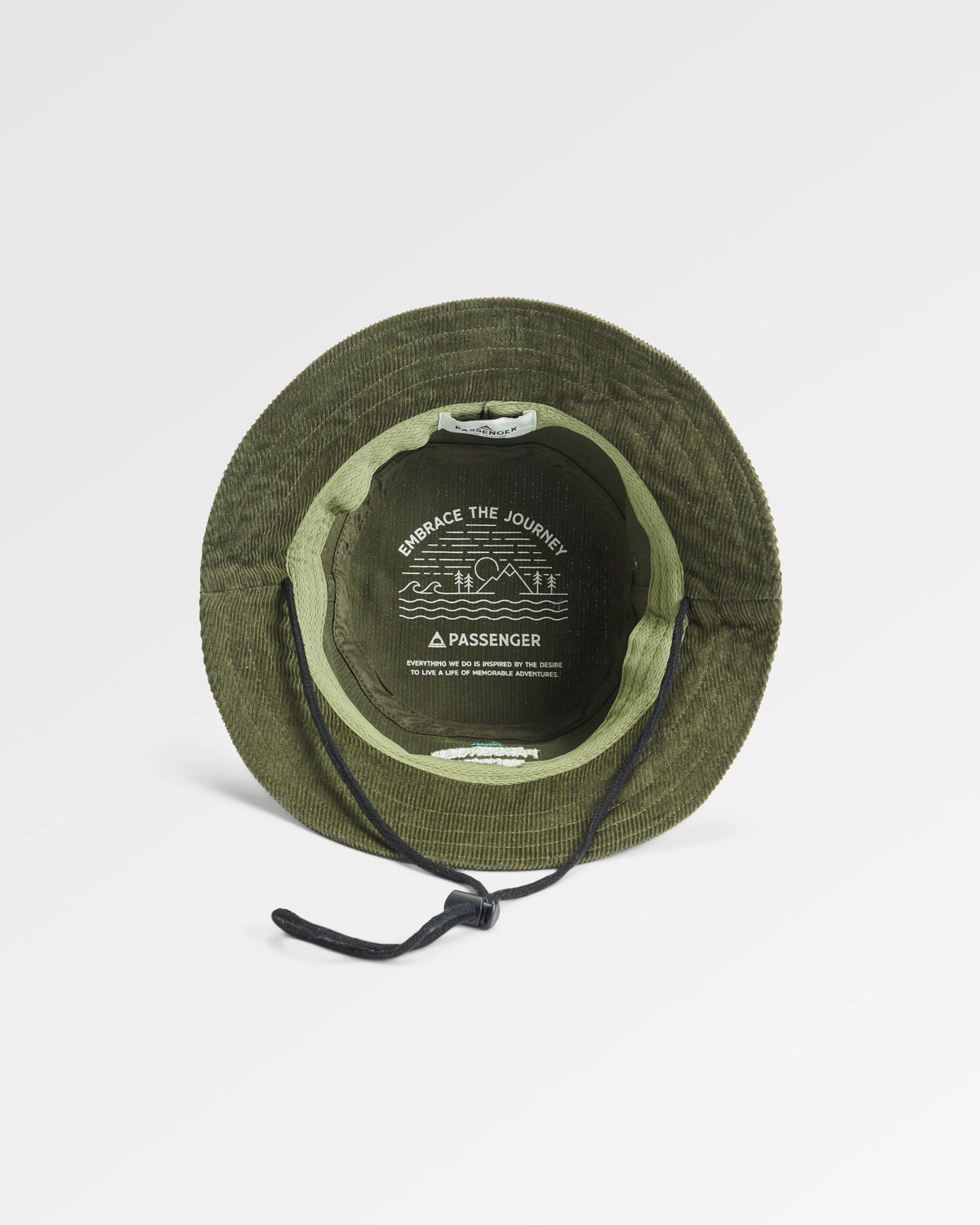 Forest Cord Bucket Hat - Khaki - Flatlay