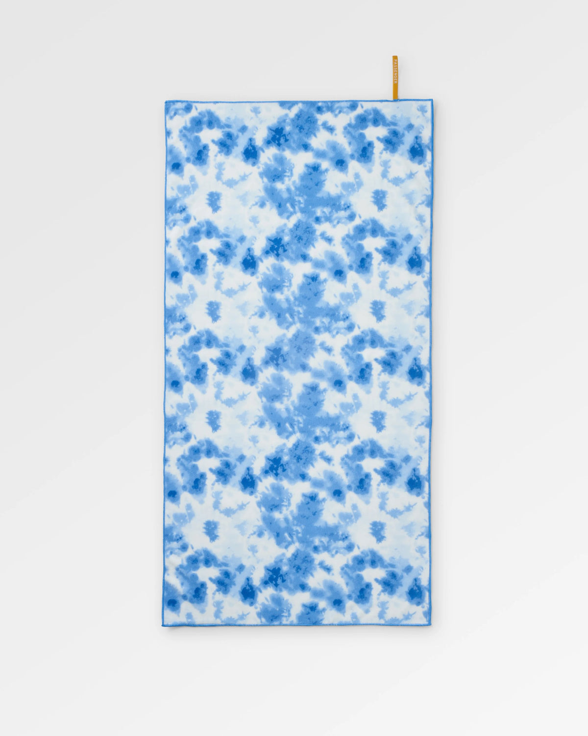 Travel Quick Dry Towel - Tie Dye Cornflower - Flatlay
