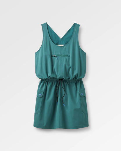 Trail Cargo Dress - Deep Ocean - Flatlay