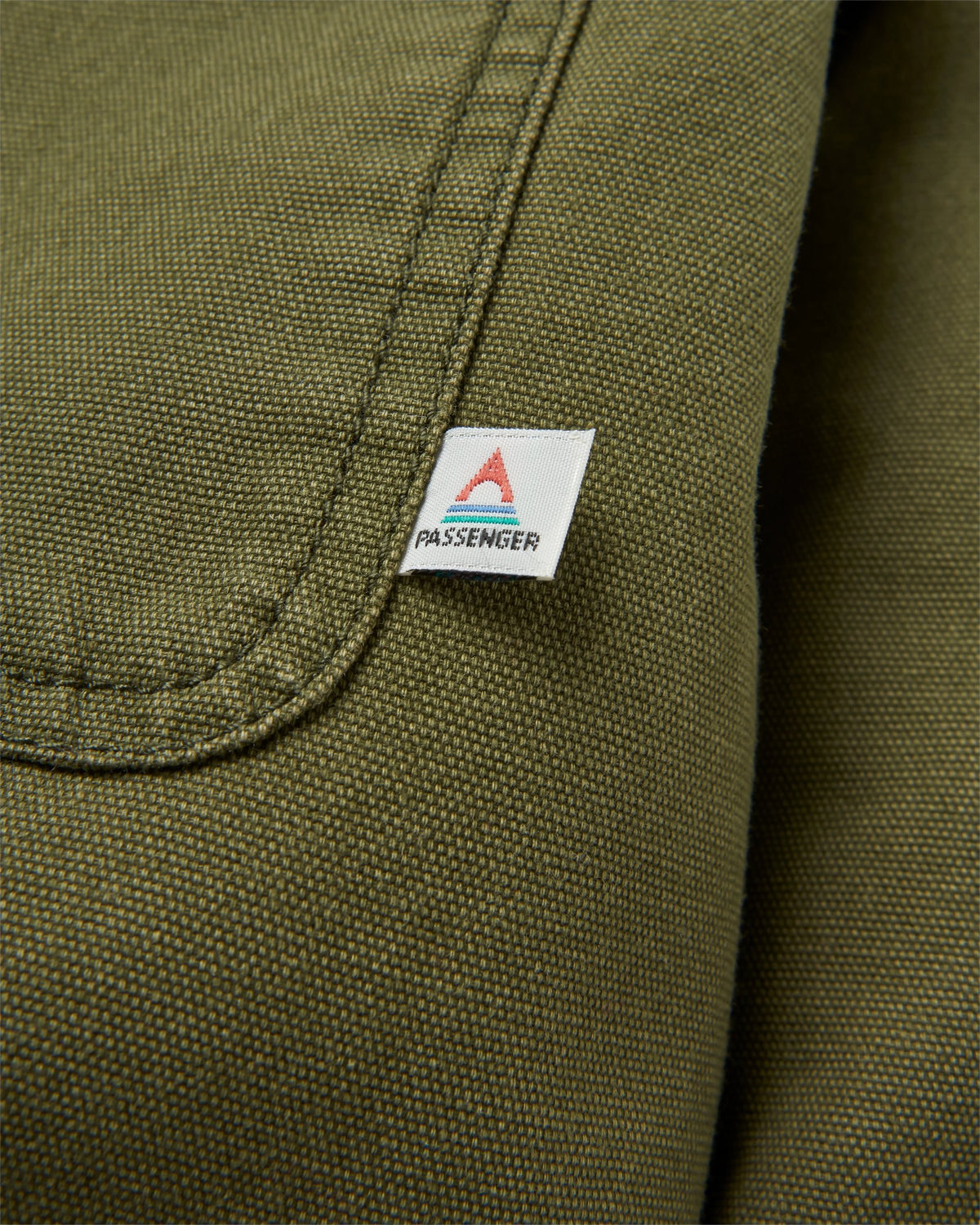 Falcon Cotton Jacket - Khaki - Flatlay