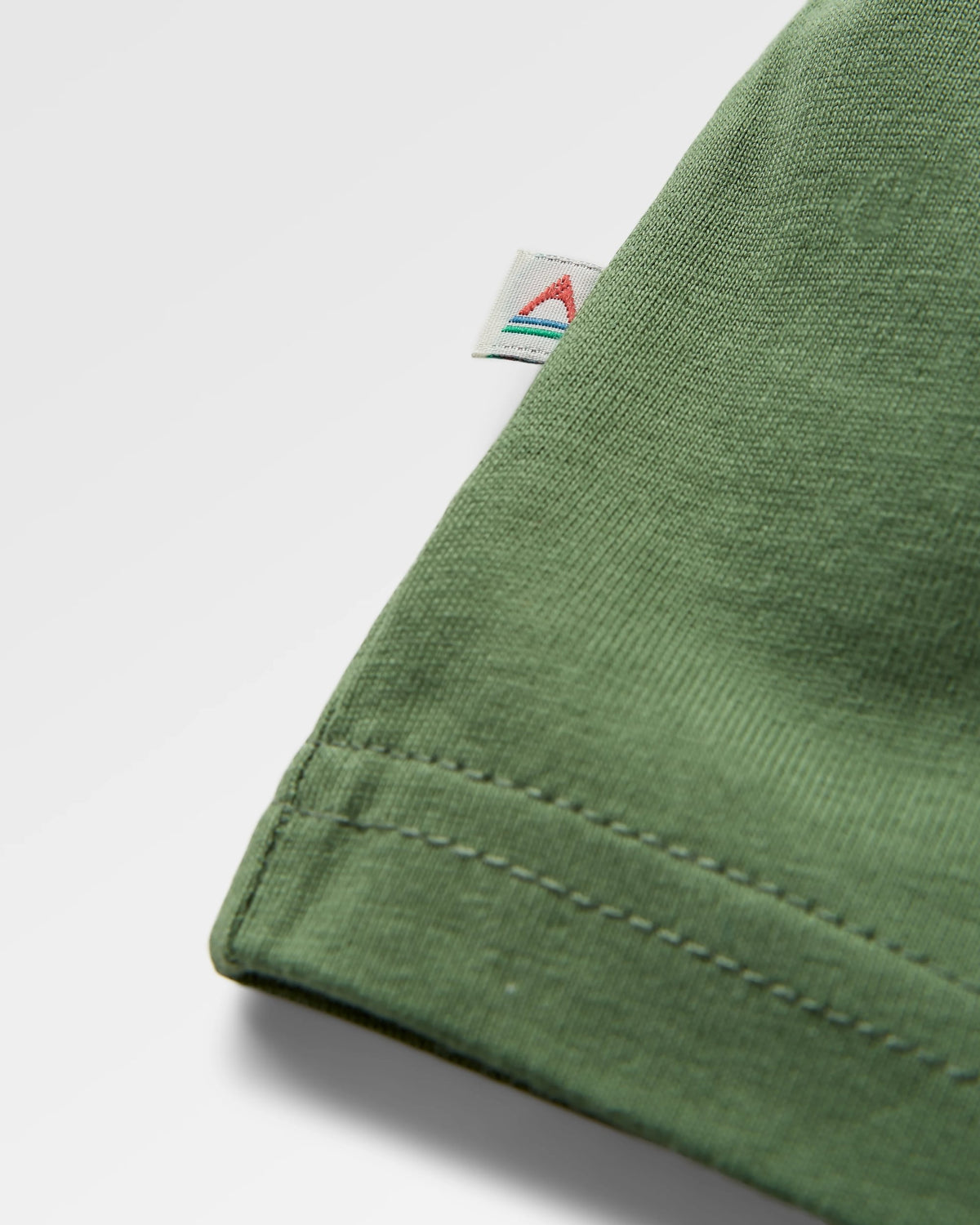 Trees Cotton T-Shirt - Wild Green - Flatlay