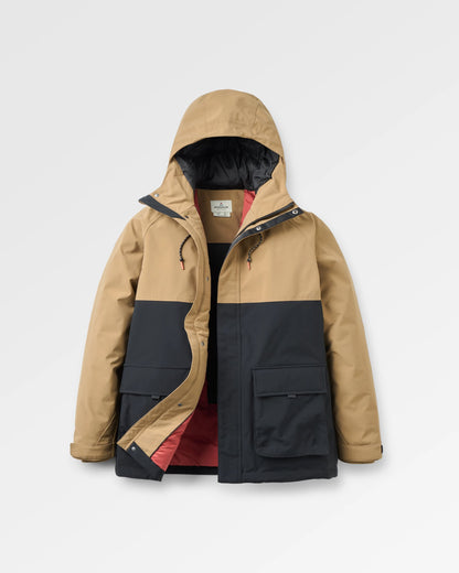 Baltic Insulated Parka - Caramel/Black - Flatlay