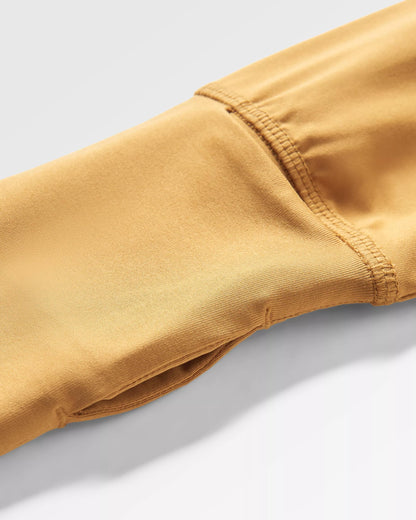 River Active LS T-Shirt - Dusty Ochre/ Corsair Blue - Flatlay