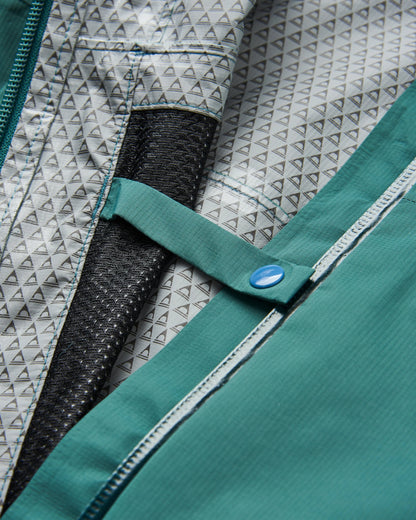 Trailscape Light Men's Waterproof Jacket - Deep Ocean - Flatlay