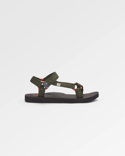 Monterey Sandal - Khaki - Flatlay