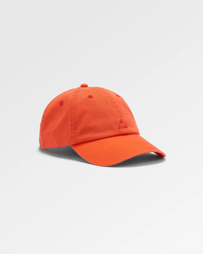 Classic 6 Panel Cap - Ember Orange - Flatlay
