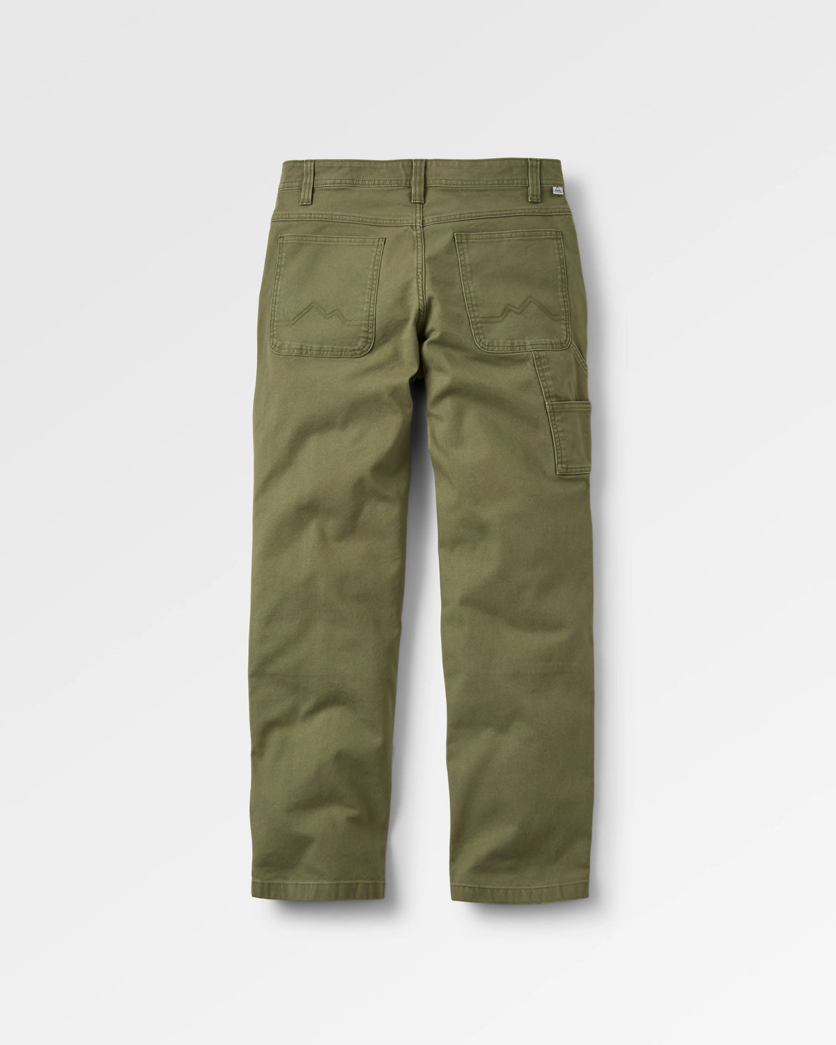 Vantage Cotton Canvas Trouser - Khaki - Flatlay