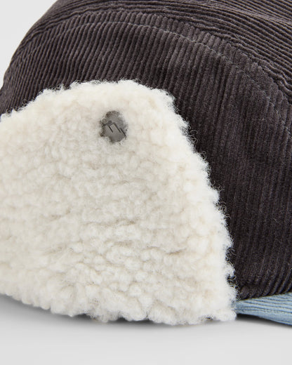 Daytime Sherpa Lined Hat - Charcoal - Flatlay