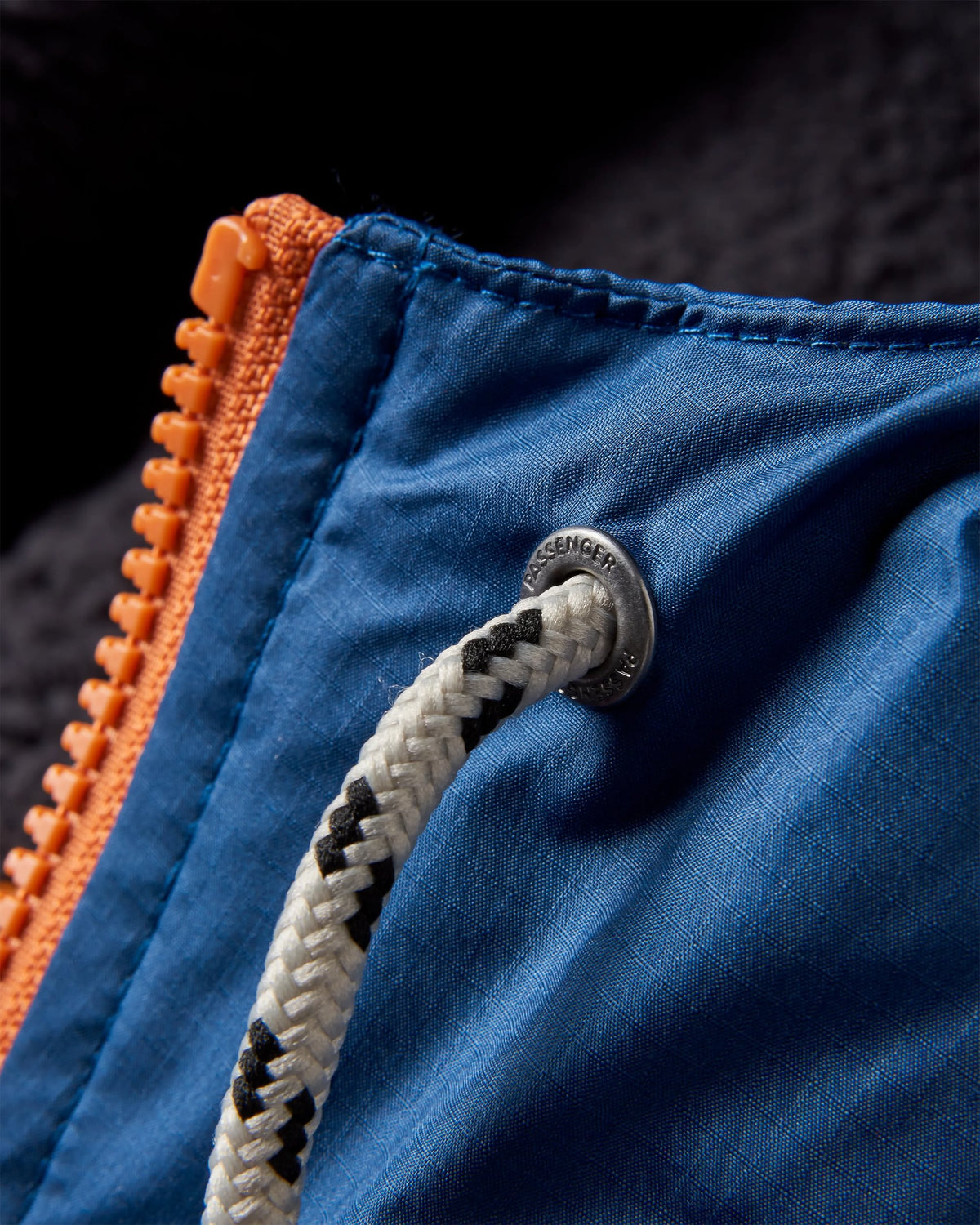 Waves Sherpa Lined Changing Robe - Dark Denim/ Deep Navy - Flatlay