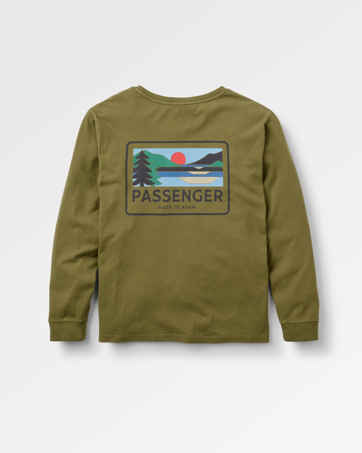 Roamer LS T-Shirt - Clover - Flatlay
