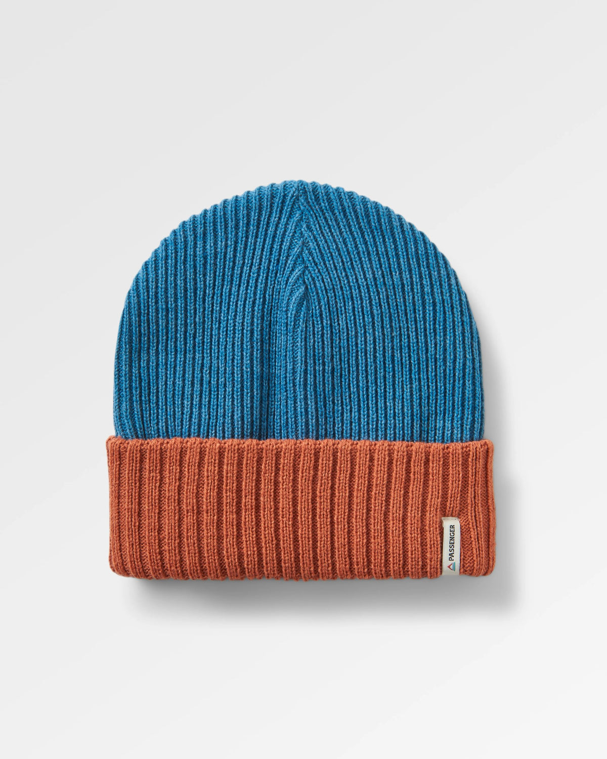 Outlook Beanie - Baked Clay/Blue Steel - Flatlay