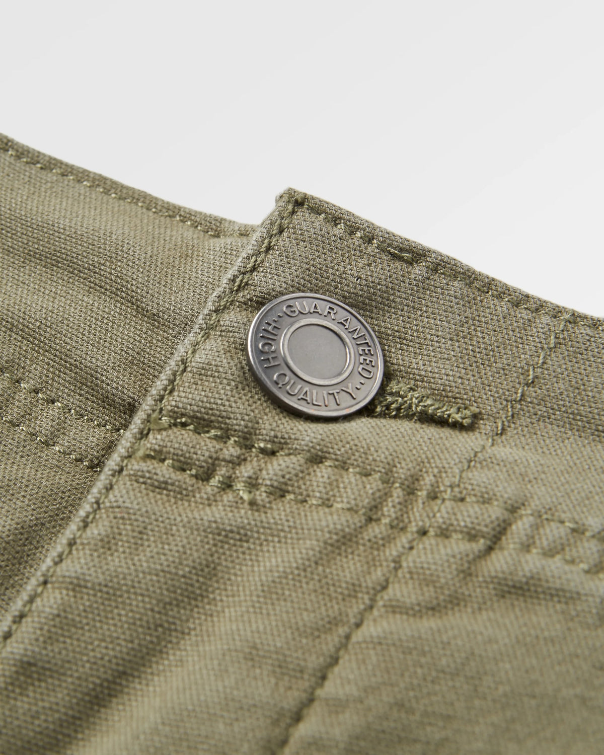 Lakeside Cargo Cotton Short - Dusty Olive - Flatlay