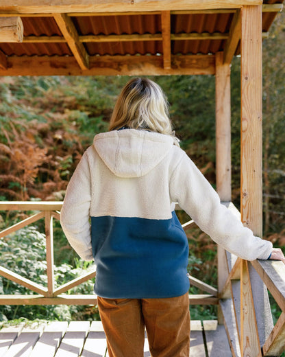 Nestling Polar-Lined Sherpa Fleece - Tidal Blue - Lifestyle