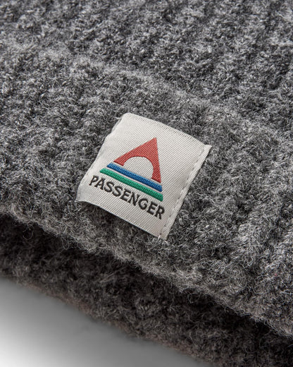 Redwood Fleece Lined Beanie - Grey - Flatlay