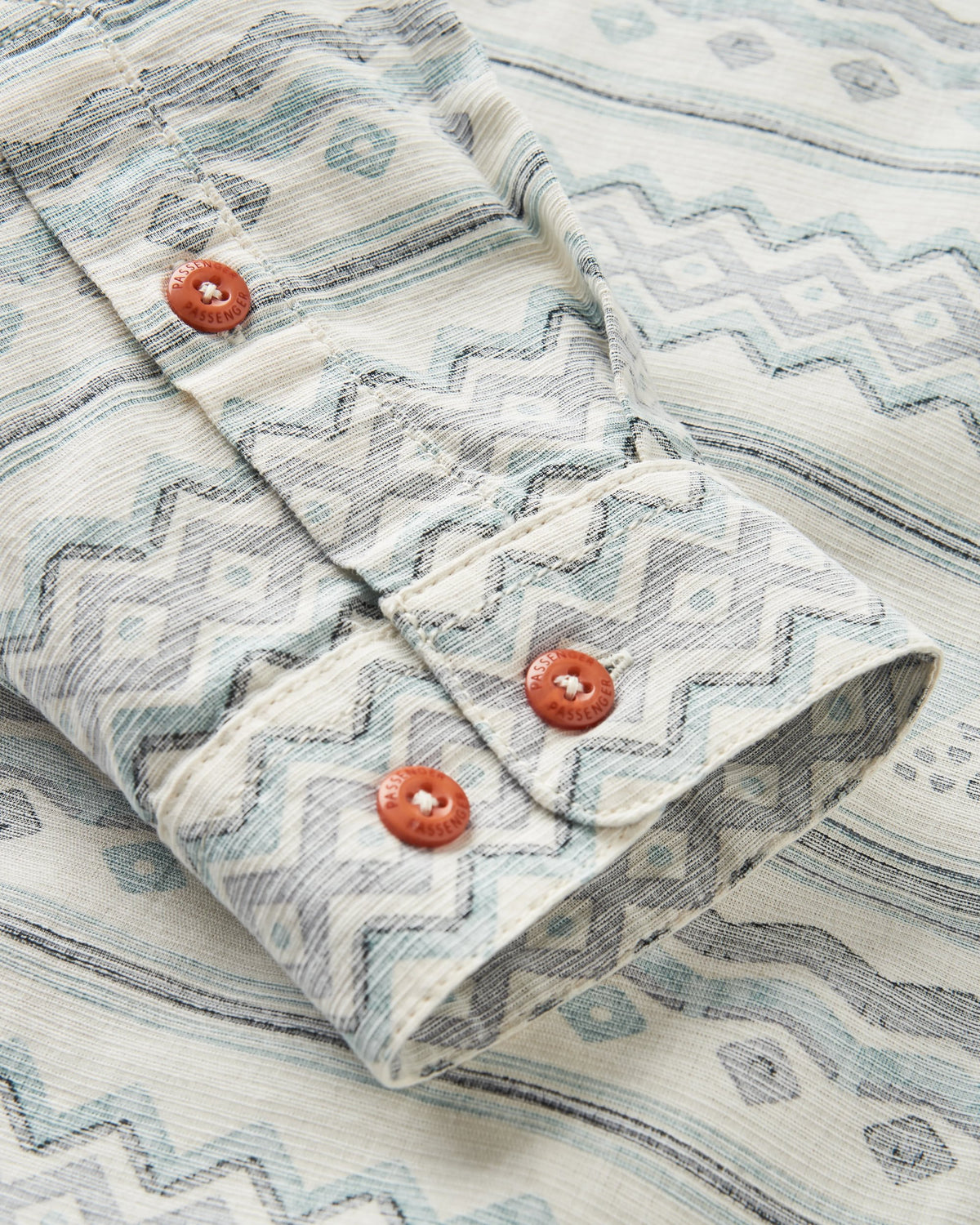 Amboro Shirt - Mono Geo Birch  - Flatlay