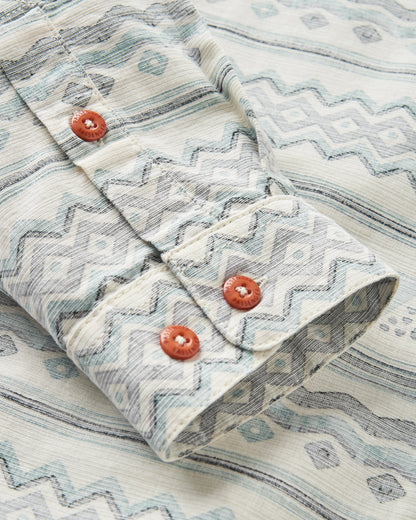 Amboro Shirt - Mono Geo Birch  - Flatlay